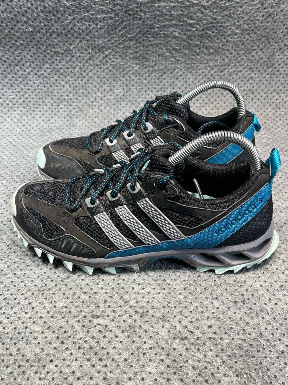 Adidas Kanadia TR 5 Blue Black Trail Shoes Size 7.5 Women’s